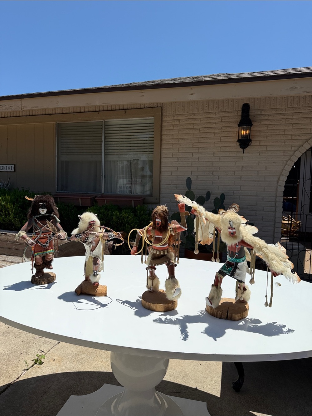 Native  American Santa Fe 17-18”tall selling all together as a set